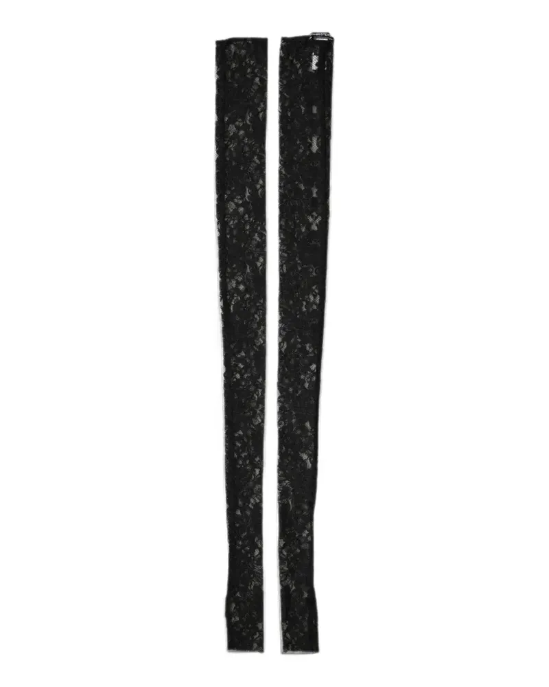 Dolce & Gabbana floral-lace arm warmers - Schwarz Schwarz