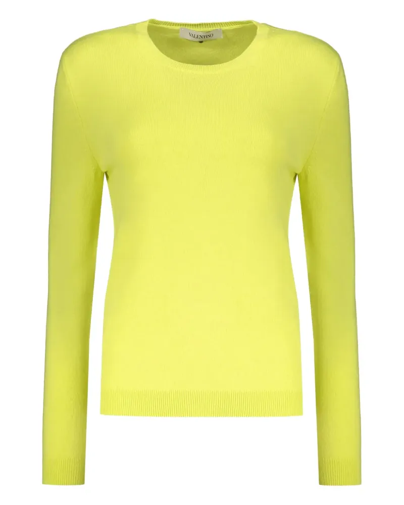Valentino Garavani Pullover mit Rundhalsausschnitt - Gelb Gelb