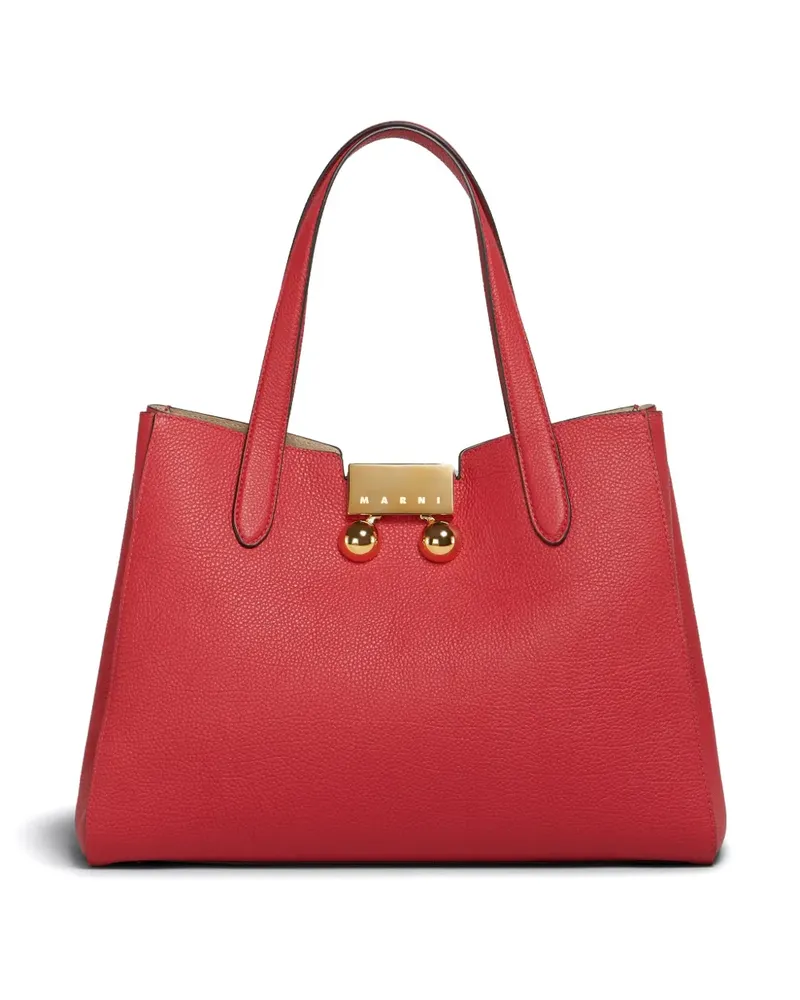 Marni Trunkaroo Tote Bag - Rot Rot