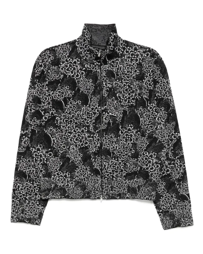 JNBY Jacke mit Blumen-Print - Schwarz Schwarz