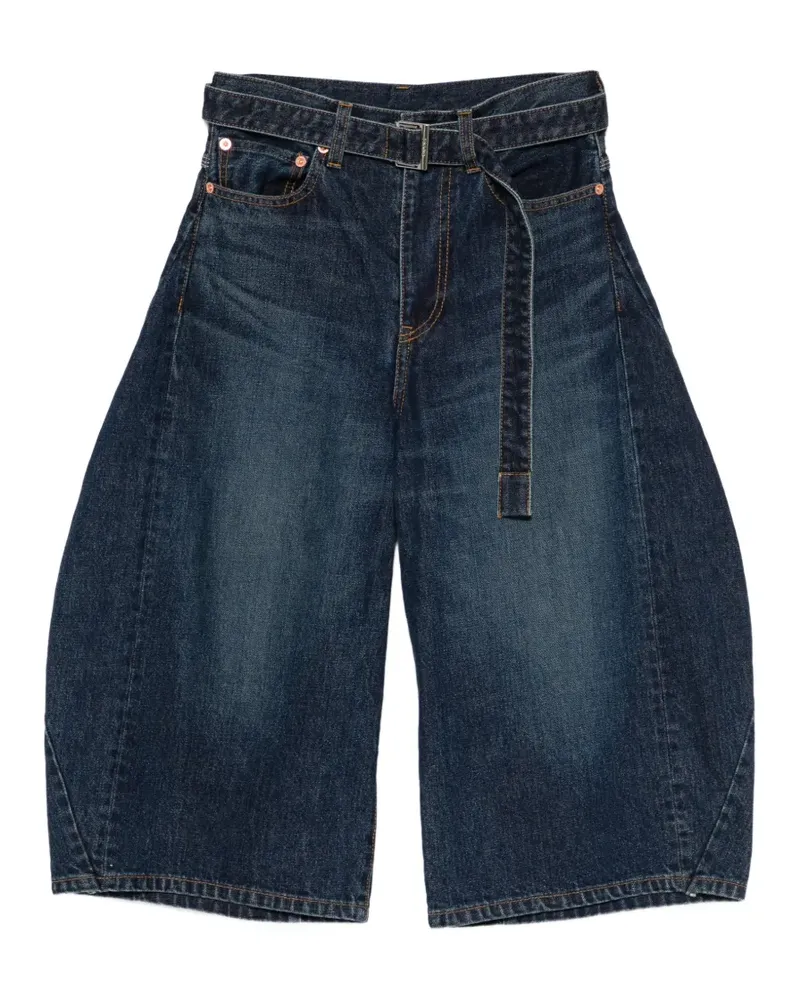 Sacai Jeans mit Gürtel - Blau Blau