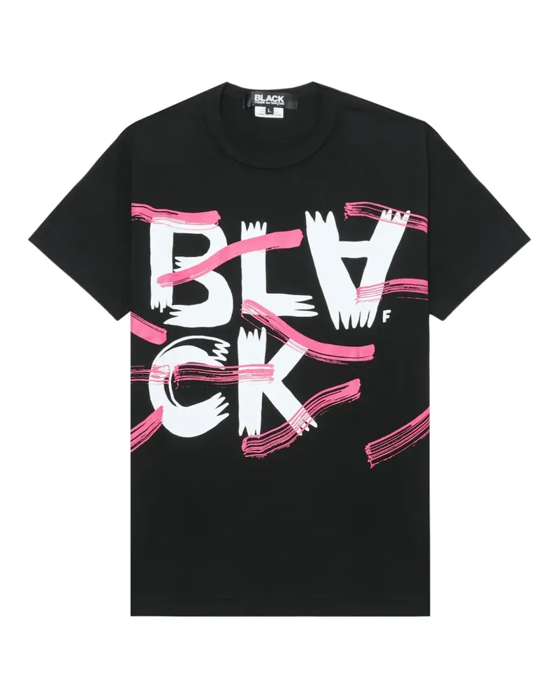 Comme des Garçons T-Shirt mit grafischem Print - Schwarz Schwarz