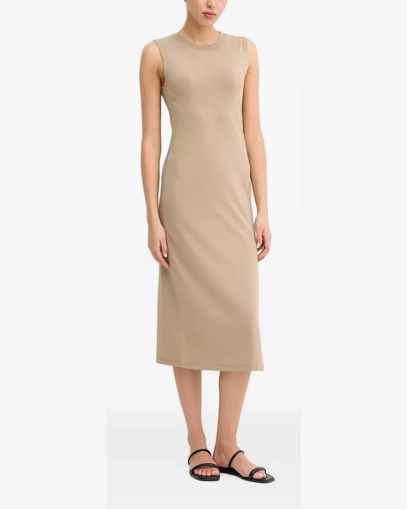Marc O'Polo Kleid mit rundem Ausschnitt - Nude Nude