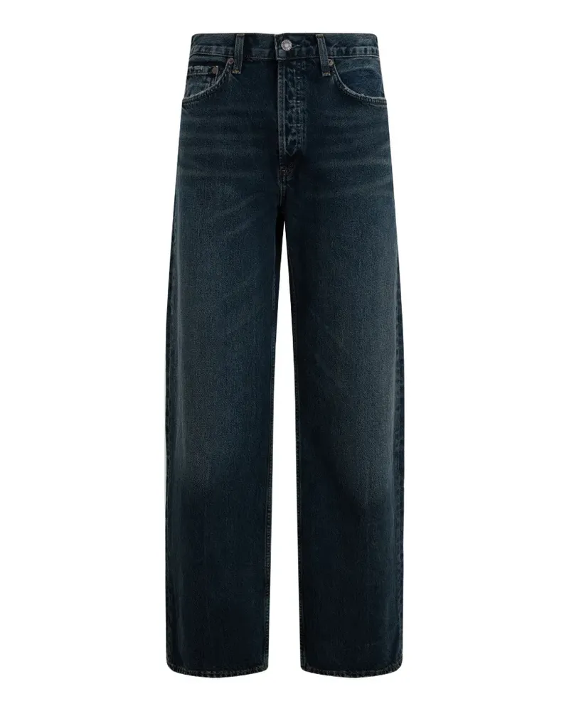 AGOLDE belt-loop cotton jeans - Blau Blau