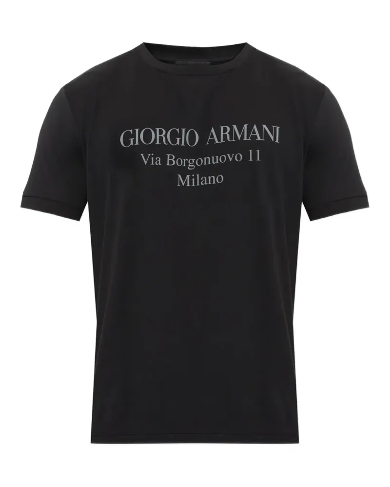 Giorgio Armani cotton T-shirt - Schwarz Schwarz