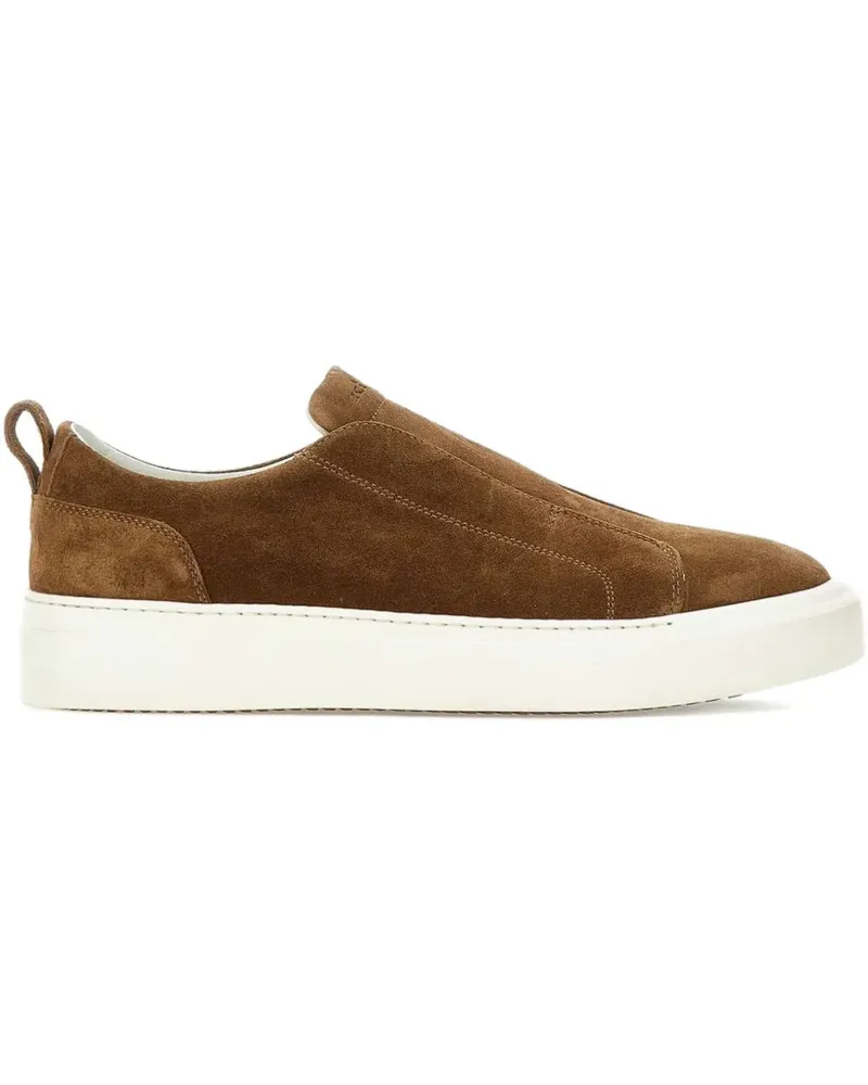 Kiton Sneakers aus Wildleder - Braun Braun