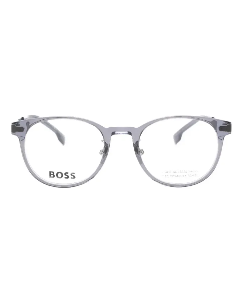 HUGO BOSS round-frame glasses - Grau Grau