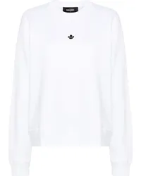 Dsquared2 Sweatshirt mit Logo-Applikation Weiß