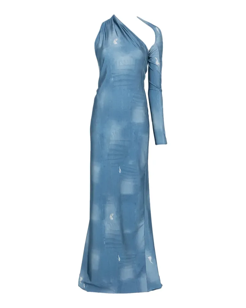 ATU Body Couture one-shoulder maxi dress - Blau Blau