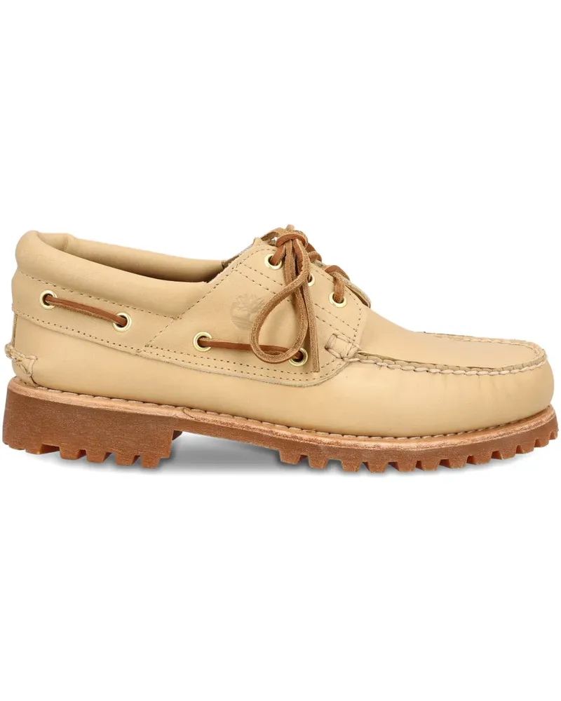 Timberland leather lace-up shoes - Nude Nude
