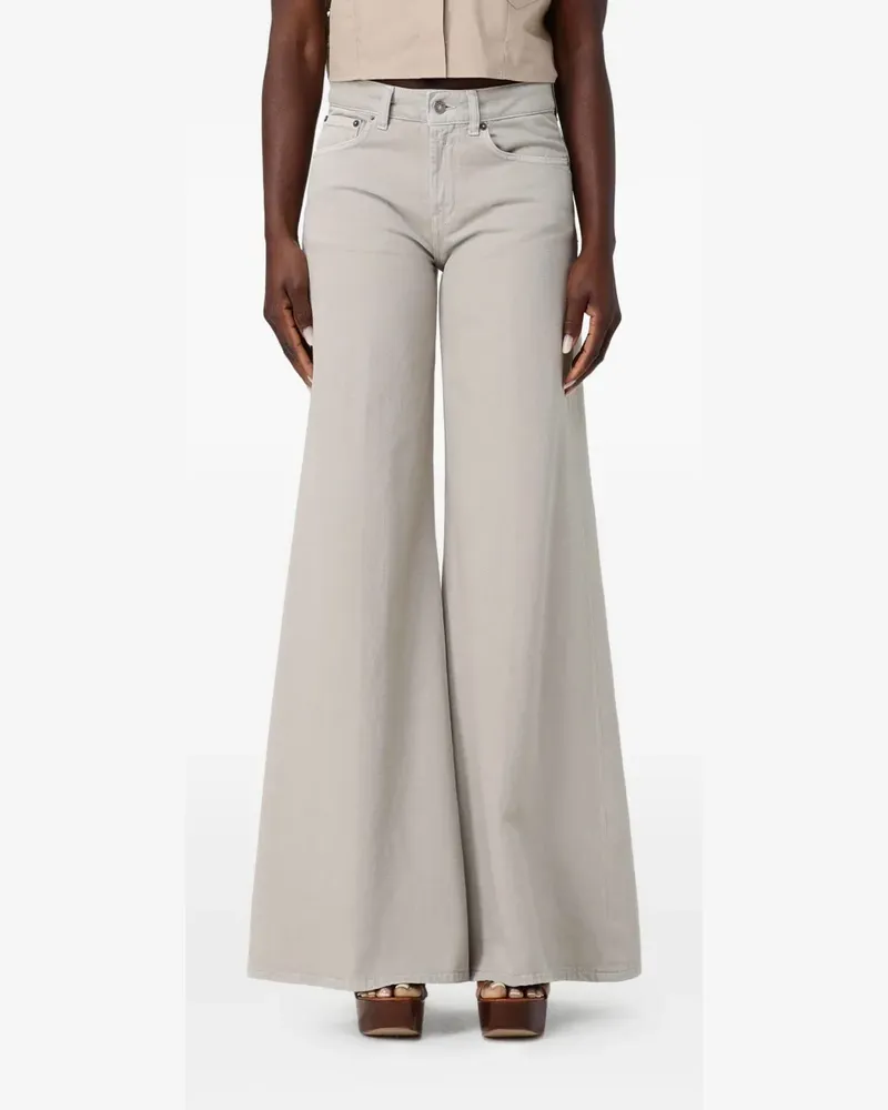 Dondup Marlen Jeans mit Einsätzen - Grau Grau
