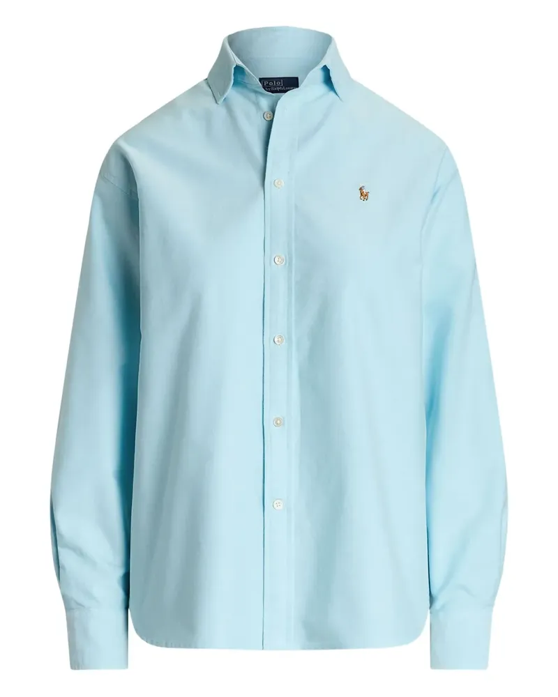 Ralph Lauren Hemd mit Logo-Stickerei - Blau Blau