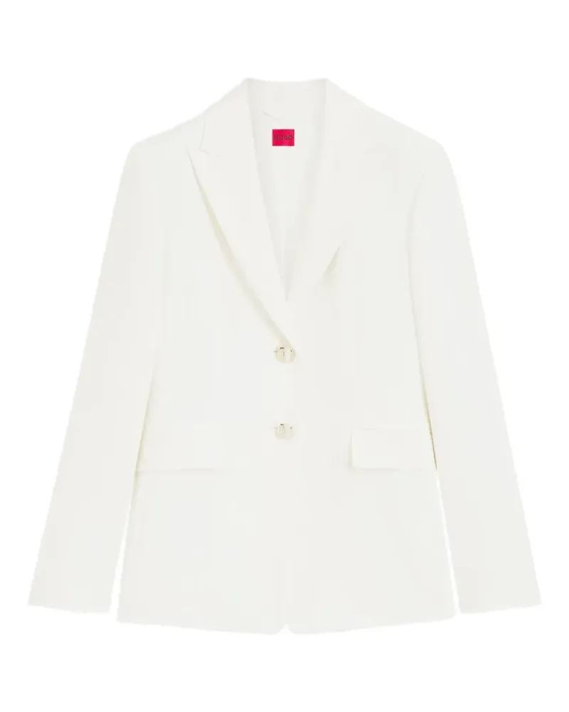 HUGO BOSS Asmalla buttoned blazer - Weiß Weiß
