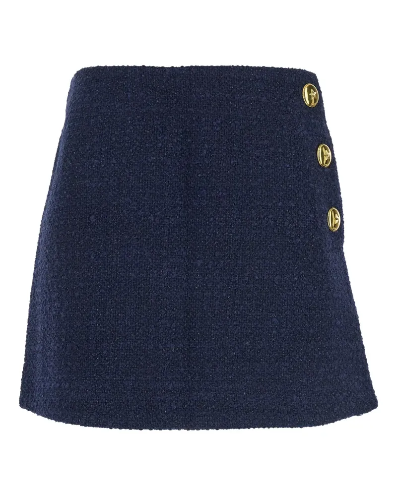 Pinko Minirock aus Bouclé - Blau Blau