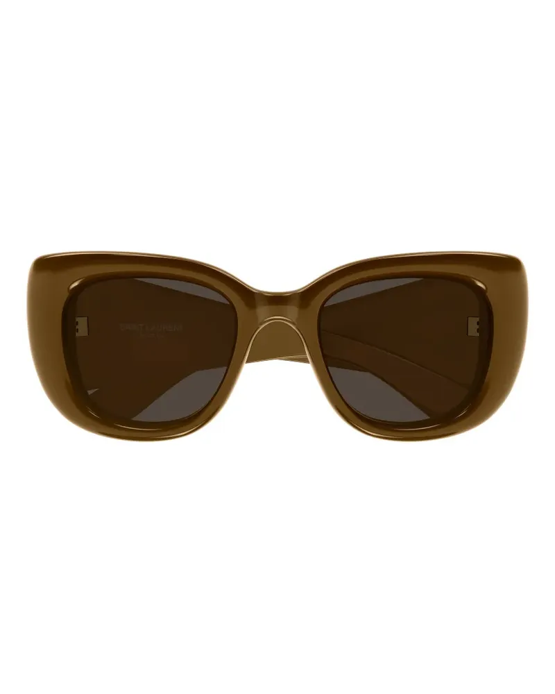 Saint Laurent Howl cat-eye sunglasses - Braun Braun