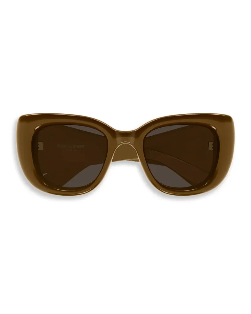 Saint Laurent Howl Cat-Eye-Sonnenbrille - Braun Braun