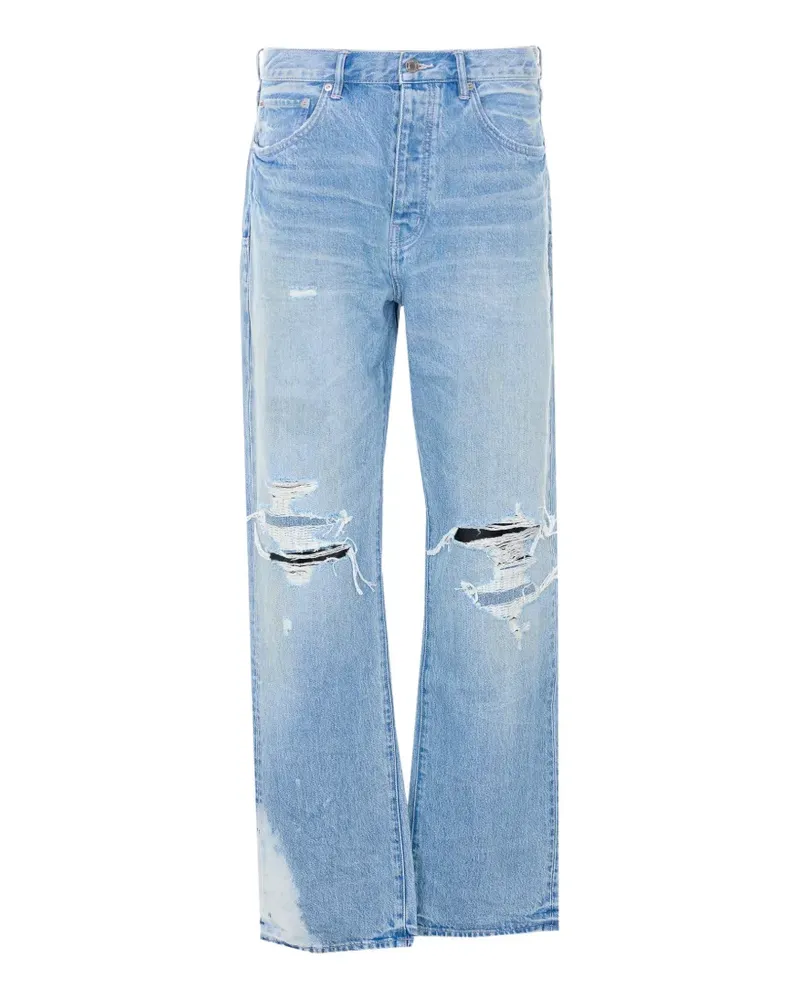 PURPLE BRAND P011 Knee Blowout distressed jeans - Blau Blau
