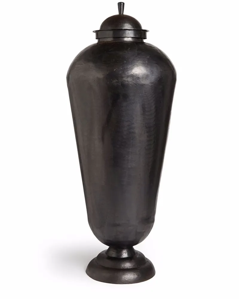 MAD et LEN Mittelgroße Odalisque Vase - Schwarz Schwarz