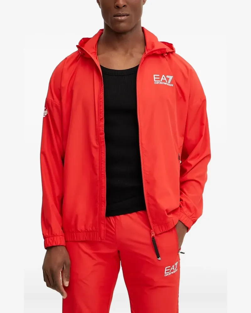 EA7 Jogginghose mit Logo-Detail - Rot Rot