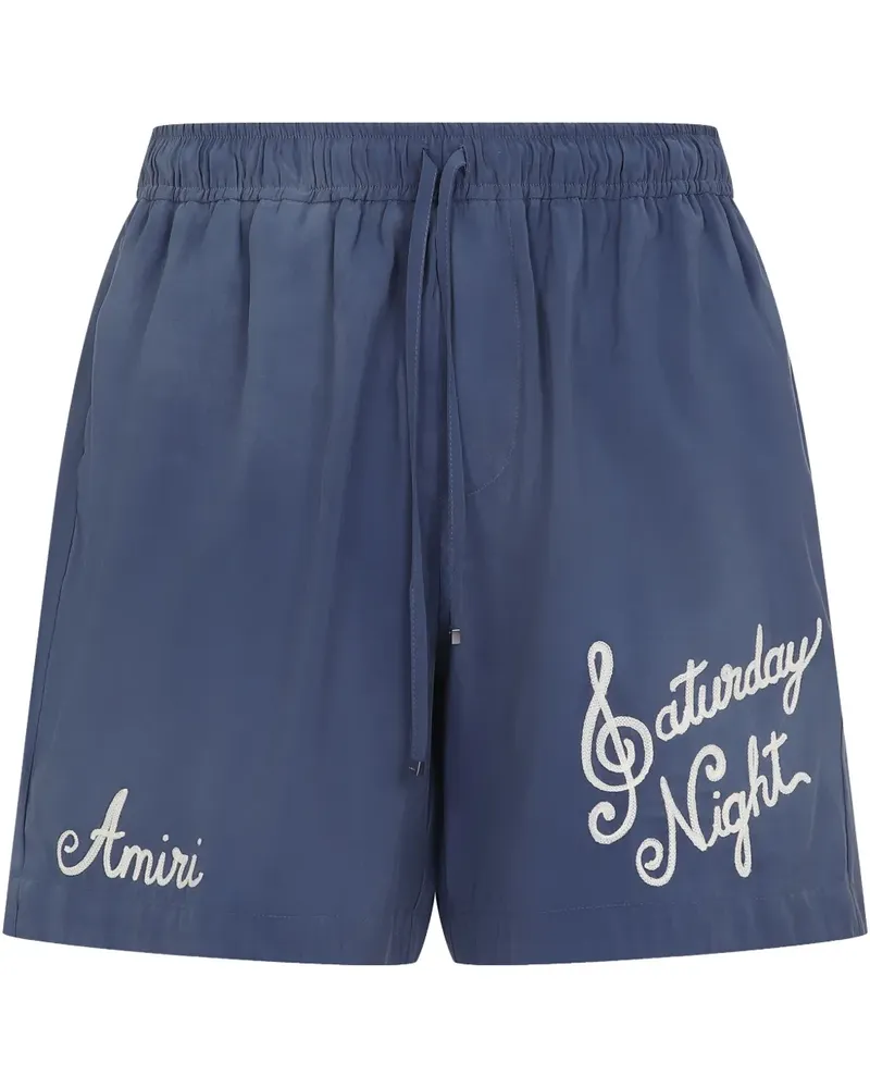 Amiri Saturday Night Bermudas - Blau Blau