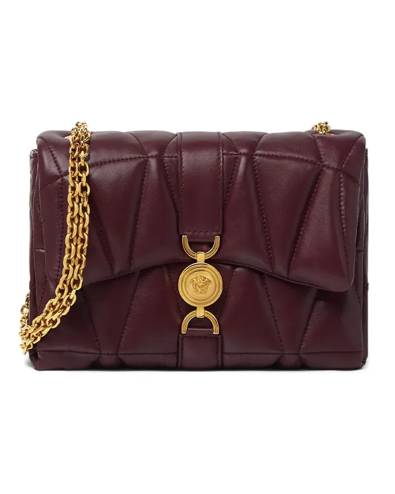 Versace Gesteppte Kleio Schultertasche - Rot Rot