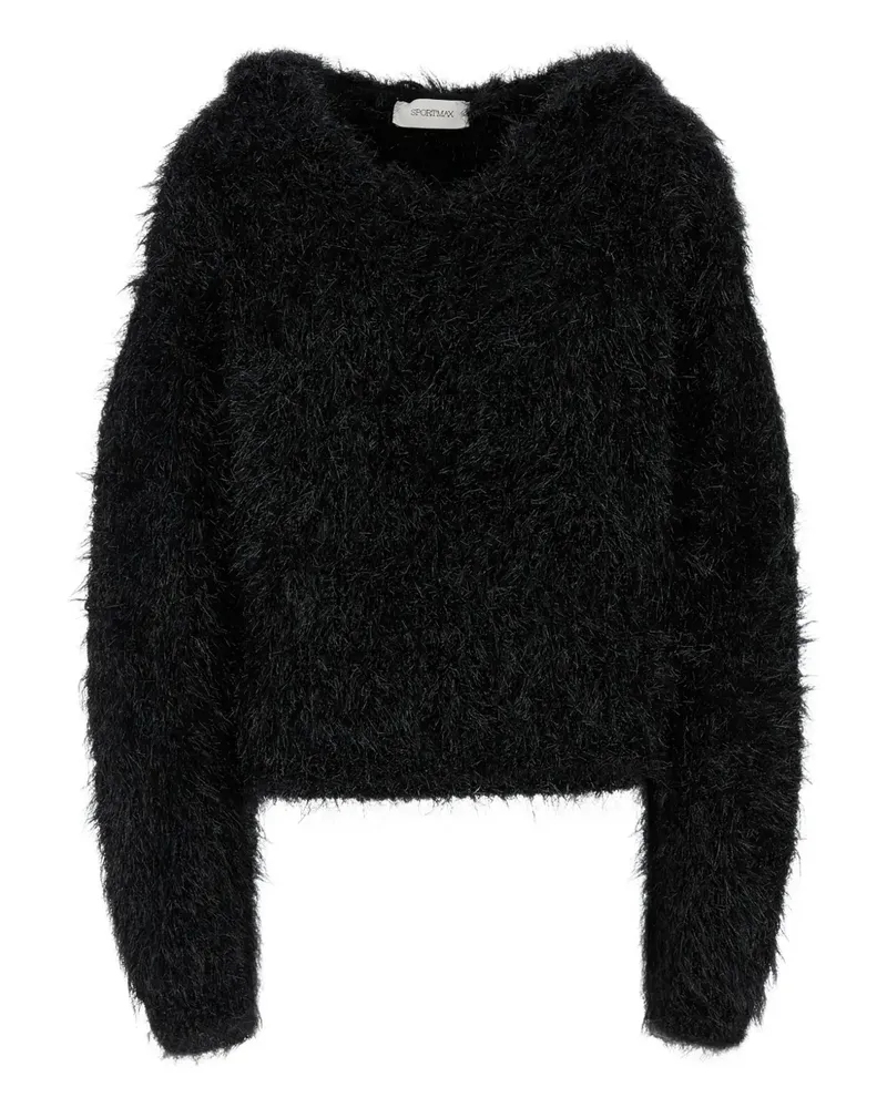 SPORTMAX Pullover mit V-Ausschnitt - Schwarz Schwarz