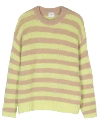 ALYSI Gestreifter Pullover Nude