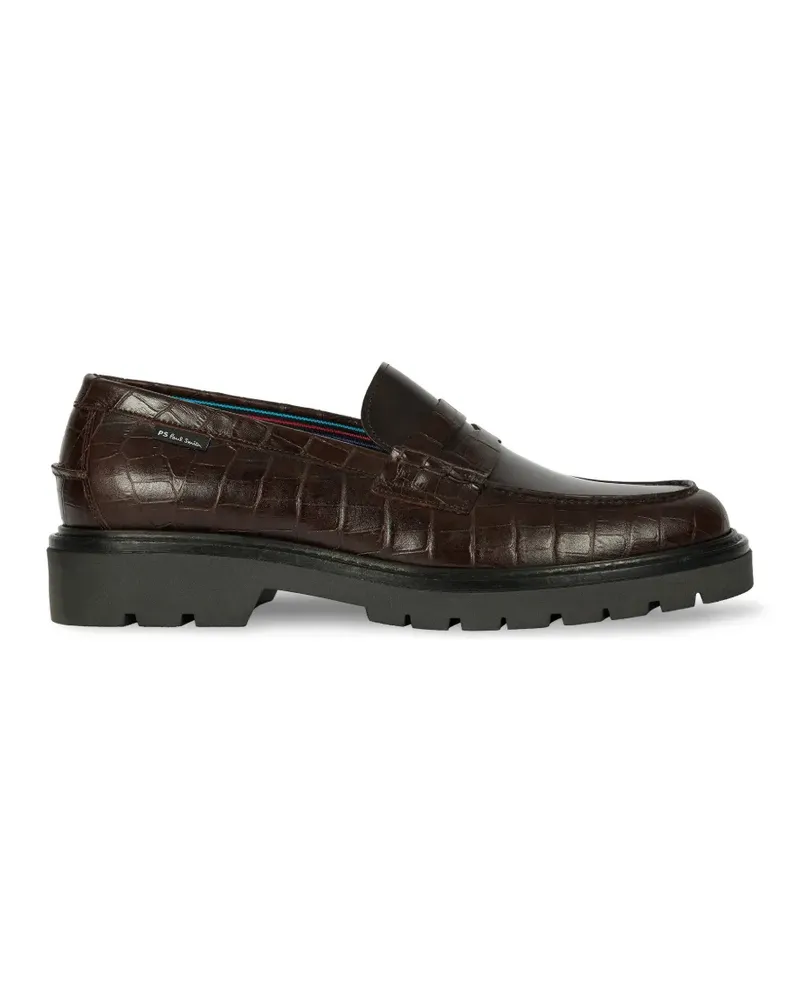 Paul Smith textured penny loafers - Braun Braun