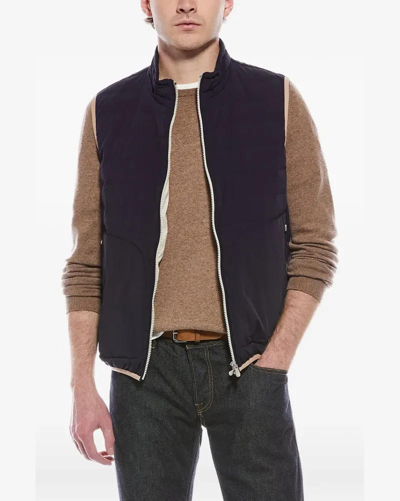 Brunello Cucinelli quilted down gilet - Blau Blau