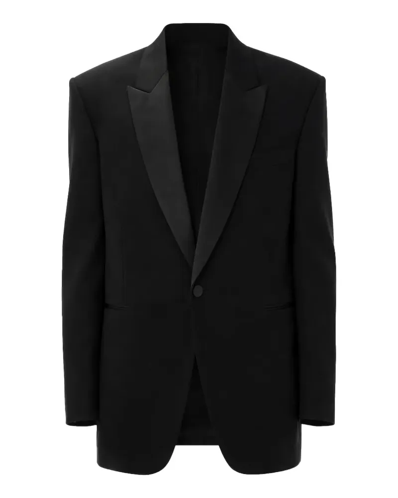 Saint Laurent Sakko mit Schalkragen - Schwarz Schwarz