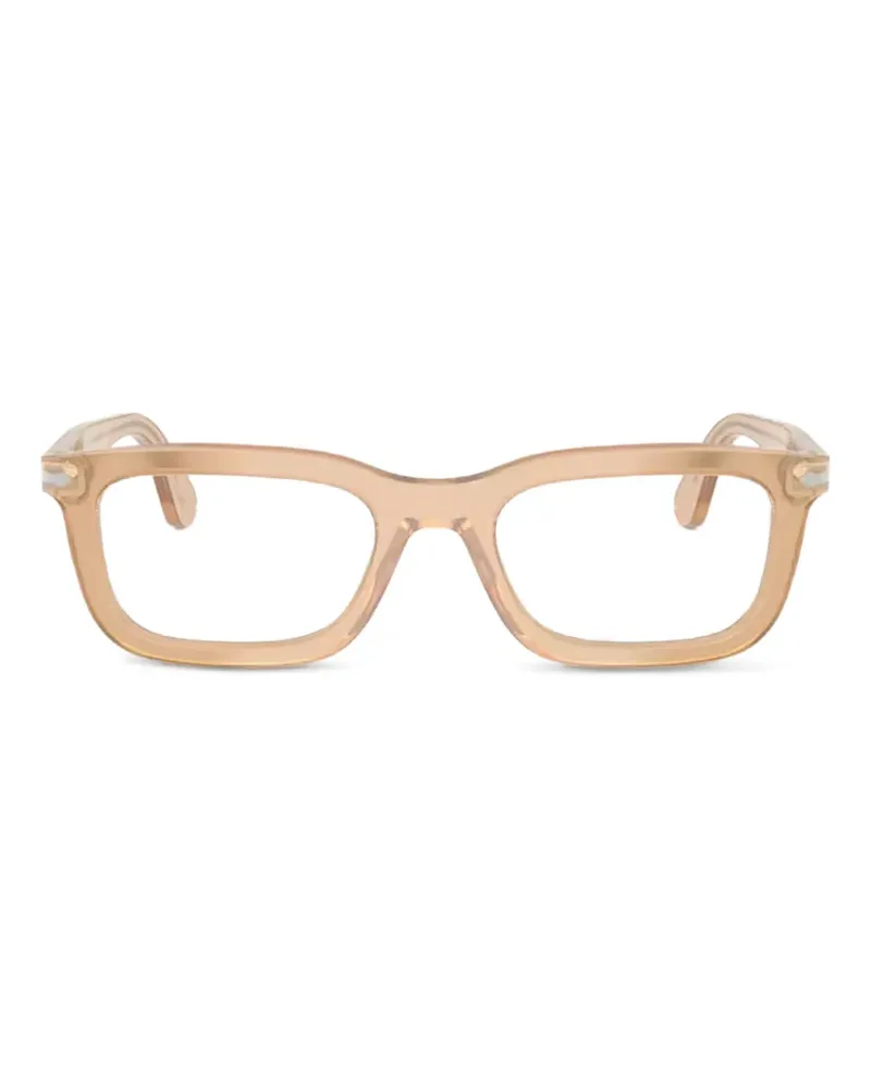 Persol Brille mit eckigem Gestell - Nude Nude