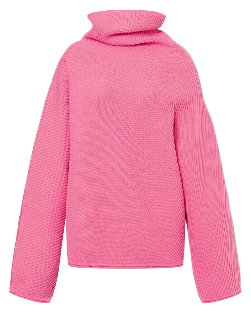 Philosophy Di Lorenzo Serafini Gerippter Rollkragenpullover - Rosa Rosa