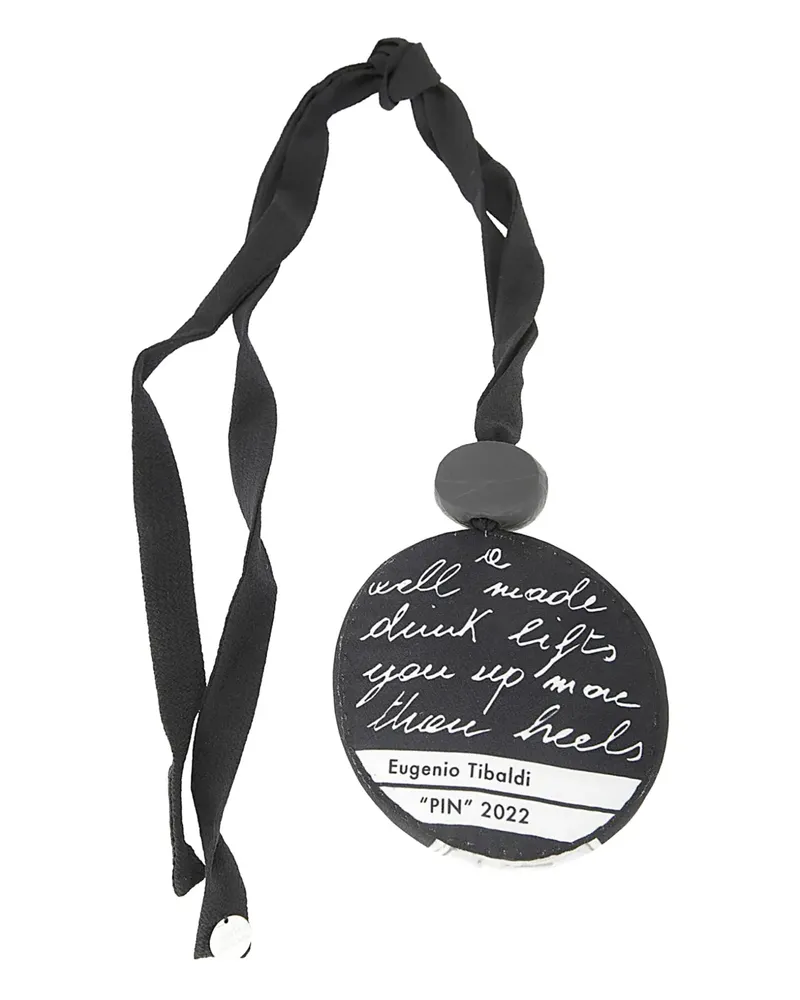 Maria Calderara Halskette mit Anhänger - Schwarz Schwarz