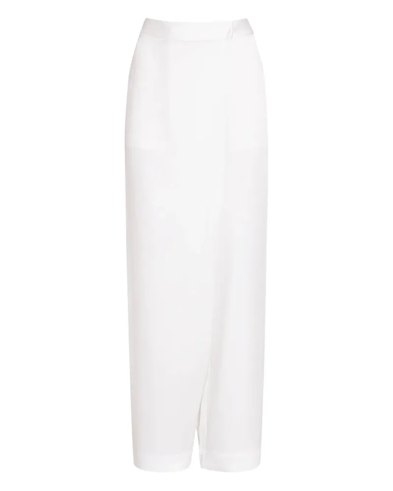 Gloria Coelho x Isabella Fiorentino Hose mit Gesäßtasche - Weiß Weiß