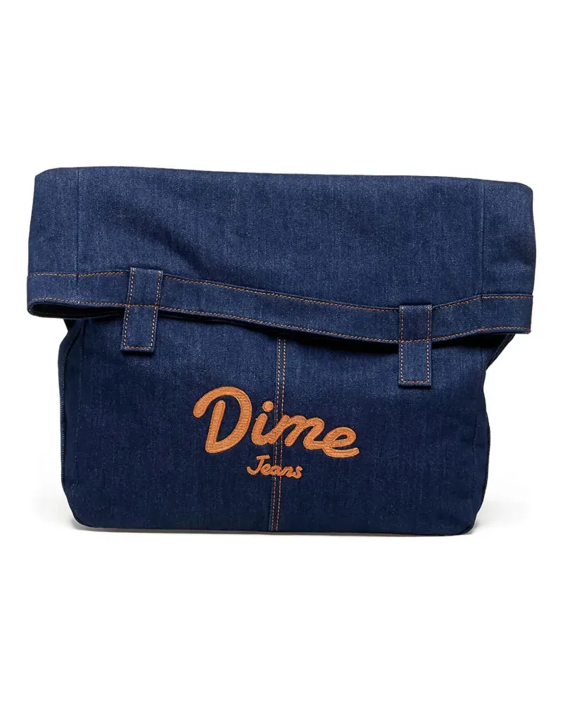 Dime Kuriertasche mit Klappe - Blau Blau