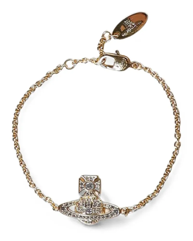 Vivienne Westwood crystal-embellished bracelet - Gold Gold