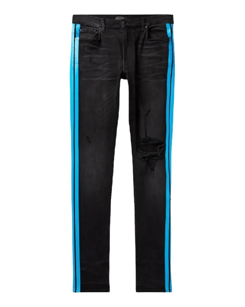 Amiri Jeans mit Seitenstreifen - Schwarz Schwarz