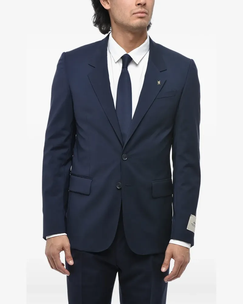 Corneliani flap-pocket single-breasted suit - Blau Blau