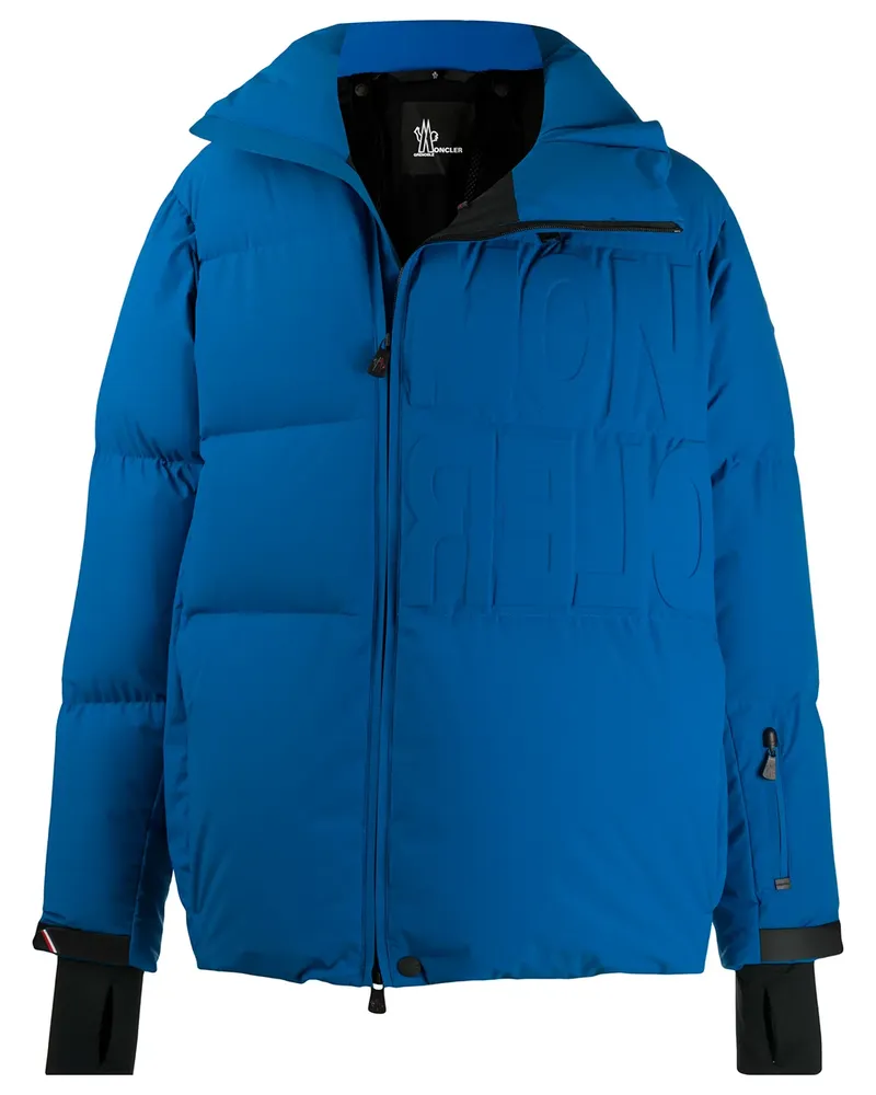 Moncler padded down jacket - Blau Blau