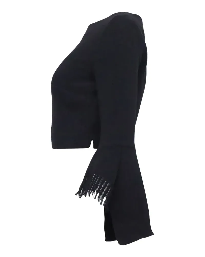 Roland Mouret Liverton crop top - Schwarz Schwarz