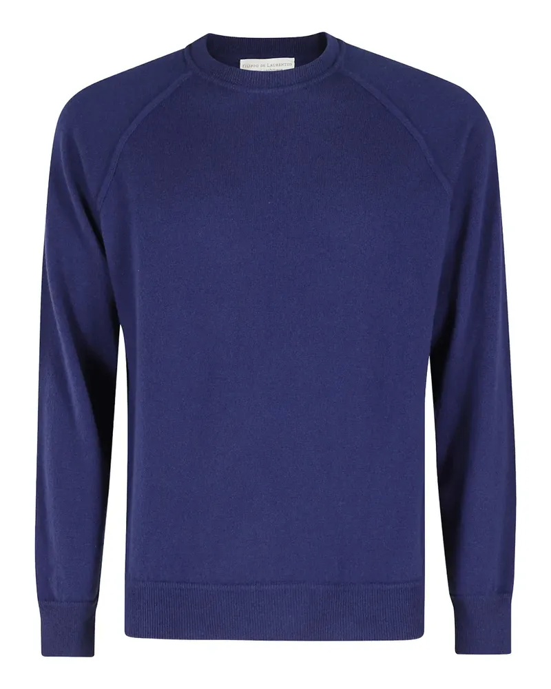 Filippo de Laurentiis Pullover mit Rundhalsausschnitt - Blau Blau