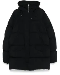 Ten c Gesteppter Parka Schwarz