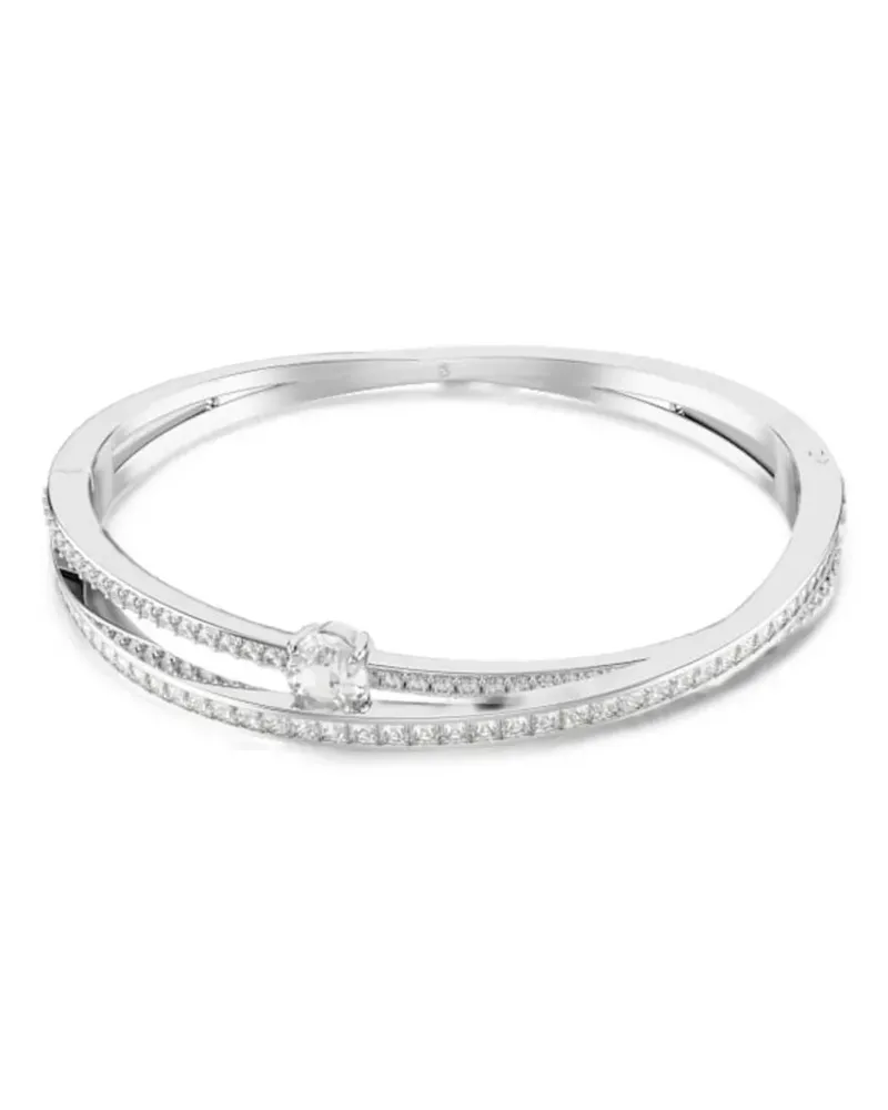 Swarovski Hyperbola Armreif mit Kristallen - Silber Silber