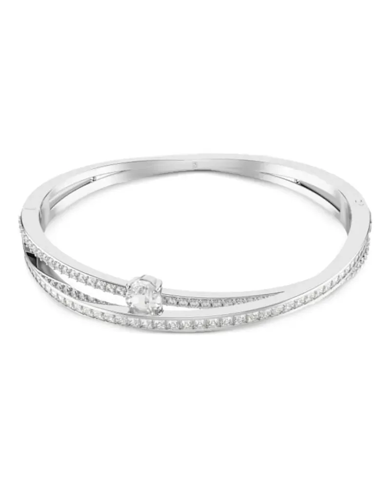 Swarovski Hyperbola Armreif mit Kristallen - Silber Silber