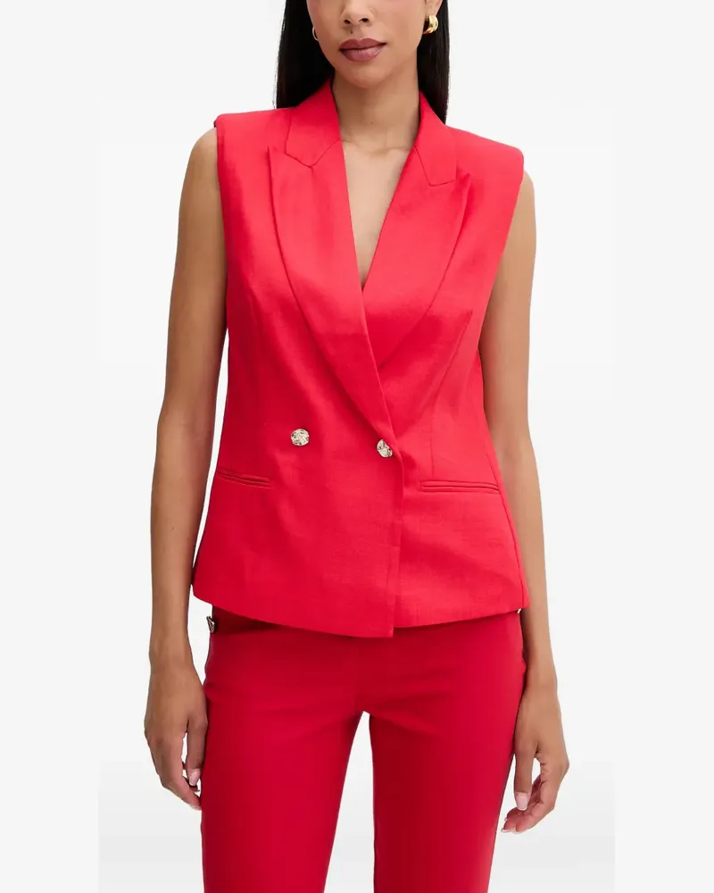 Morgan double-breasted sleeveless top - Rot Rot
