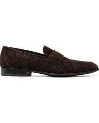 Roberto Cavalli Loafer aus Wildleder Braun