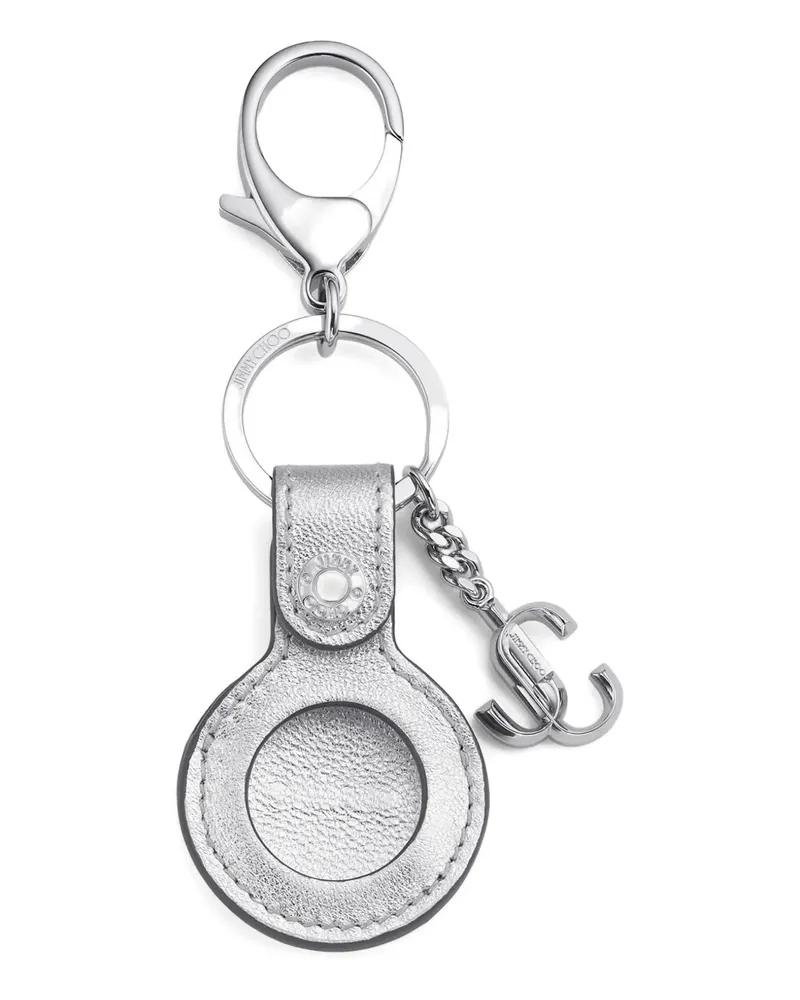 Jimmy Choo Airtag Schlüsselanhänger - Silber Silber