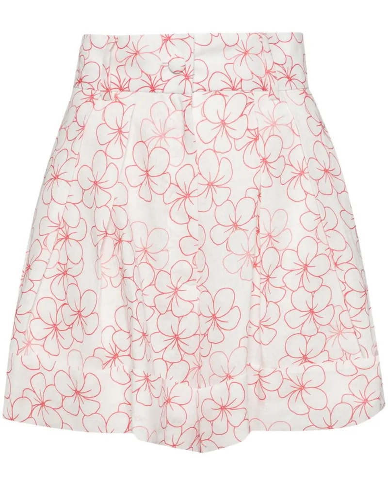 Bambah Daisy Cairo Shorts - Weiß Weiß