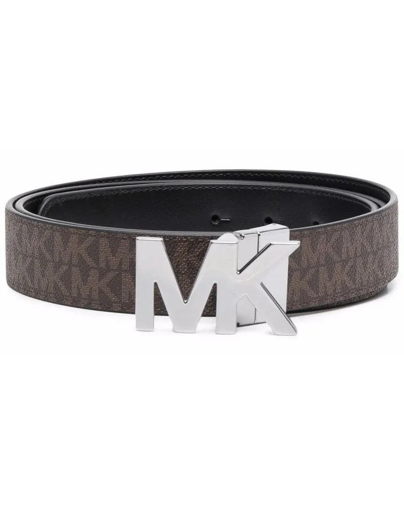 Michael Kors Gürtel mit Logo-Print - Braun Braun