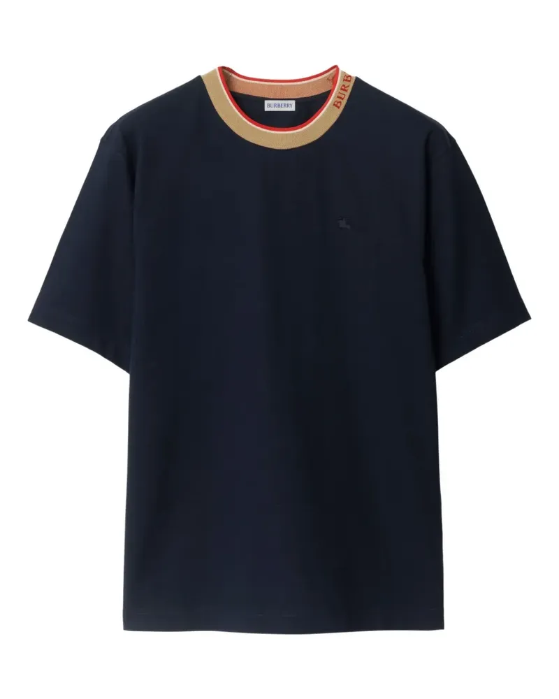 Burberry T-Shirt aus Baumwolle - Blau Blau
